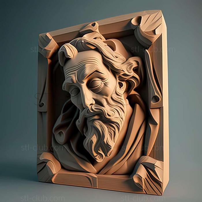 3D model Annibale Carracci (STL)